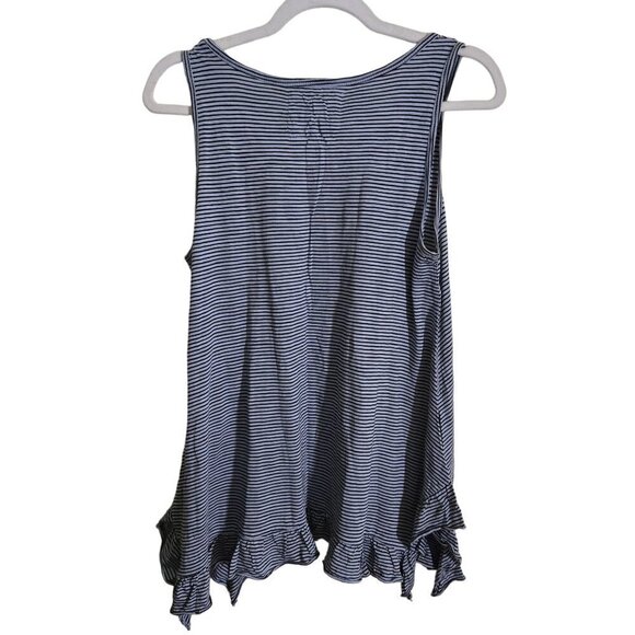 Lot Of 3 Cupio Sleeveless Ruffle Assymetric Hem Jersey Size M - Picture 3 of 10